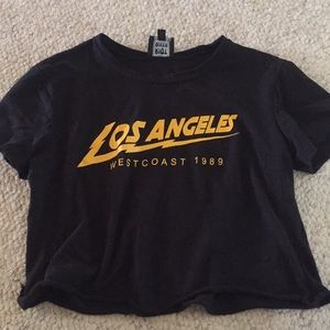 Mock Brandy Melville LA Crop Top